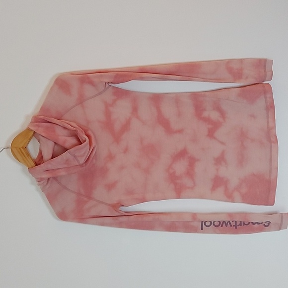 Smartwool Merino 250 Plant Based Dye Logo Hoodie Pink Size XS - Picture 5 of 10